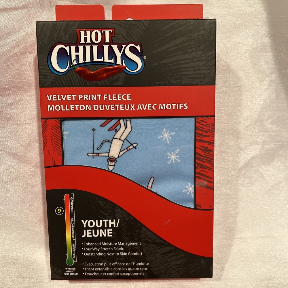 NWT Hot Chilly's Youth Velvet Fleece Base Layer Underwear Bottoms Pants  L  10